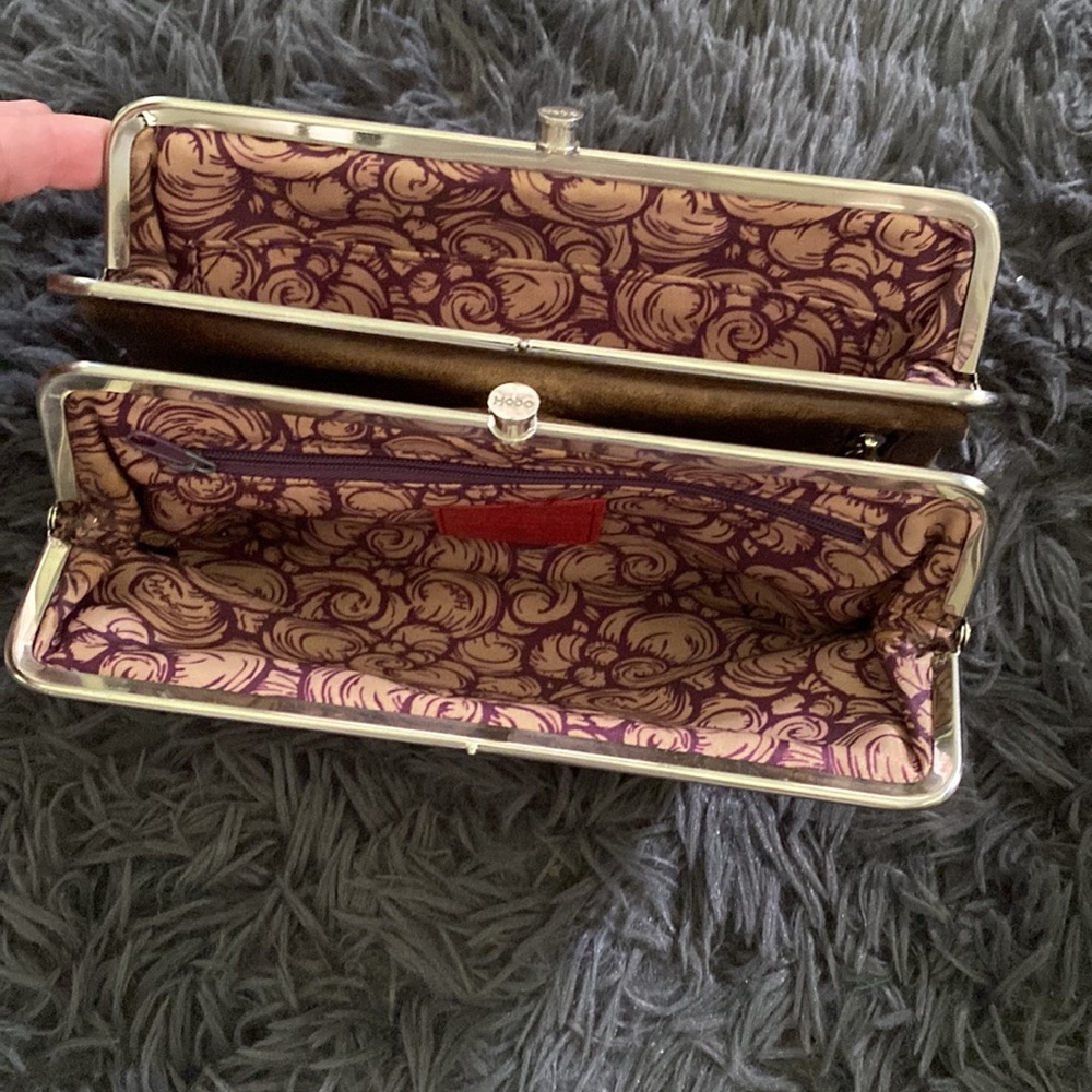 HOBO Brown Leather Clutch - Picture 7 of 10
